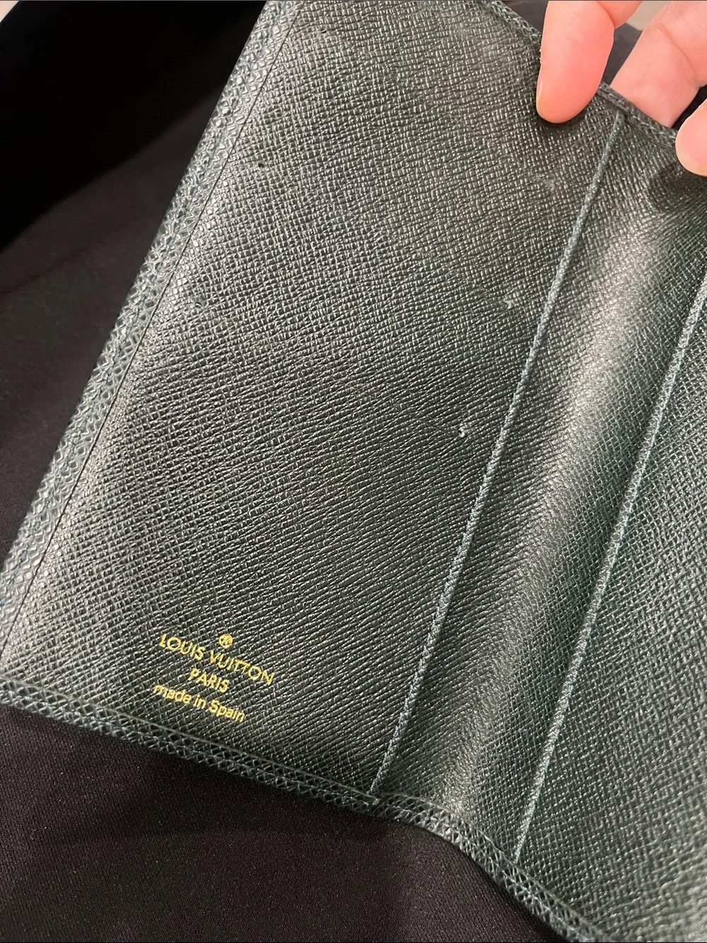 Louis Vuitton check book wallet